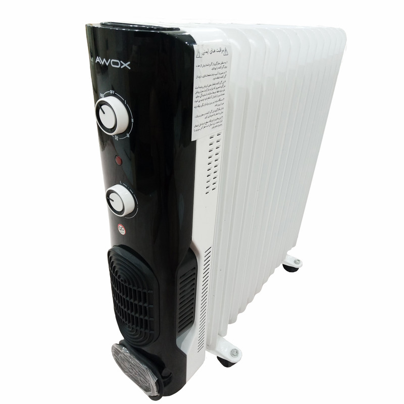 شوفاژ برقی 13 پره آوکس مدل فن دار